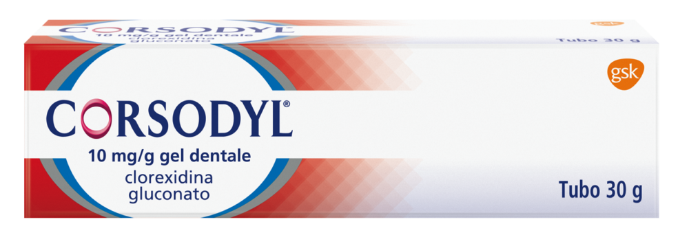 CORSODYL*GEL DENT 30G 1G/100G