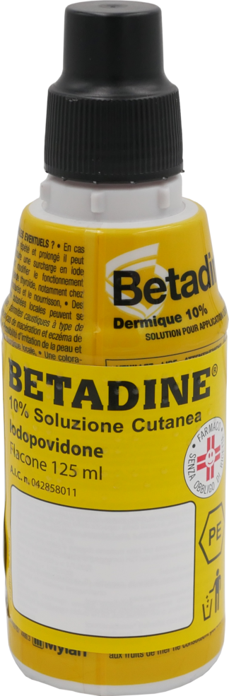 BETADINE*SOLUZ CUT 125ML 10%