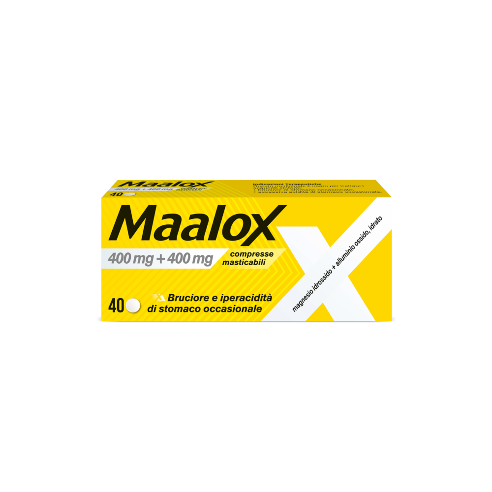 MAALOX*40CPR MAST 400MG+400MG